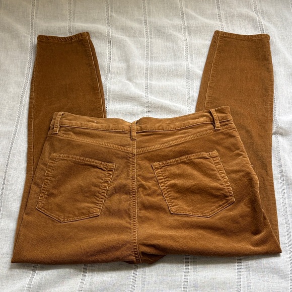LOFT NWOT High Rise Skinny Cognac Corduroy Pants - Picture 10 of 14